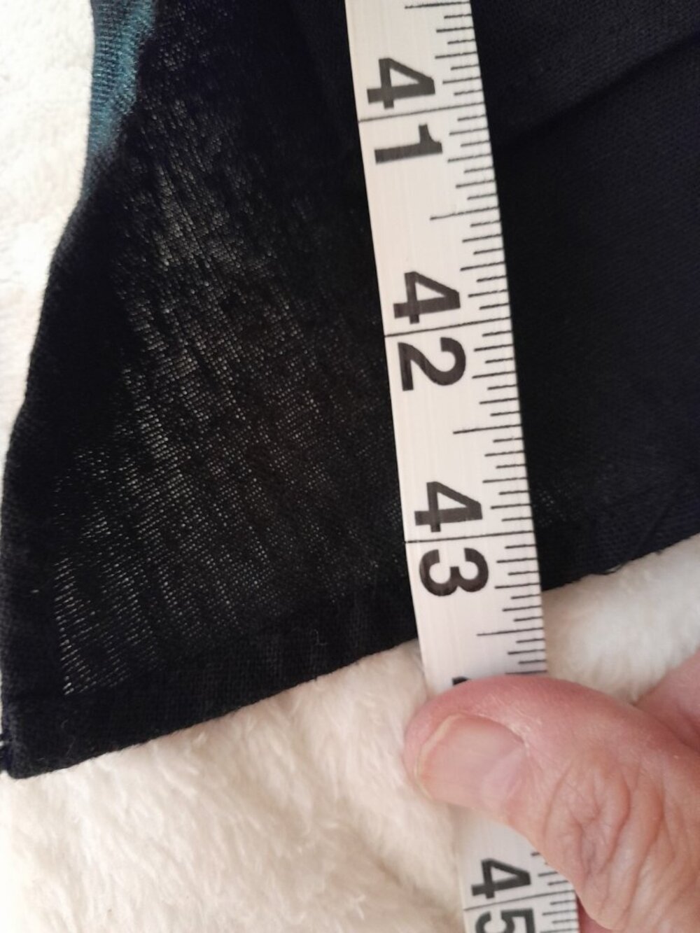 Womens Linen Blend Shirt Dress Asymmetrical Minimalist Casual Pockets Medium Blk - Picture 7 of 9